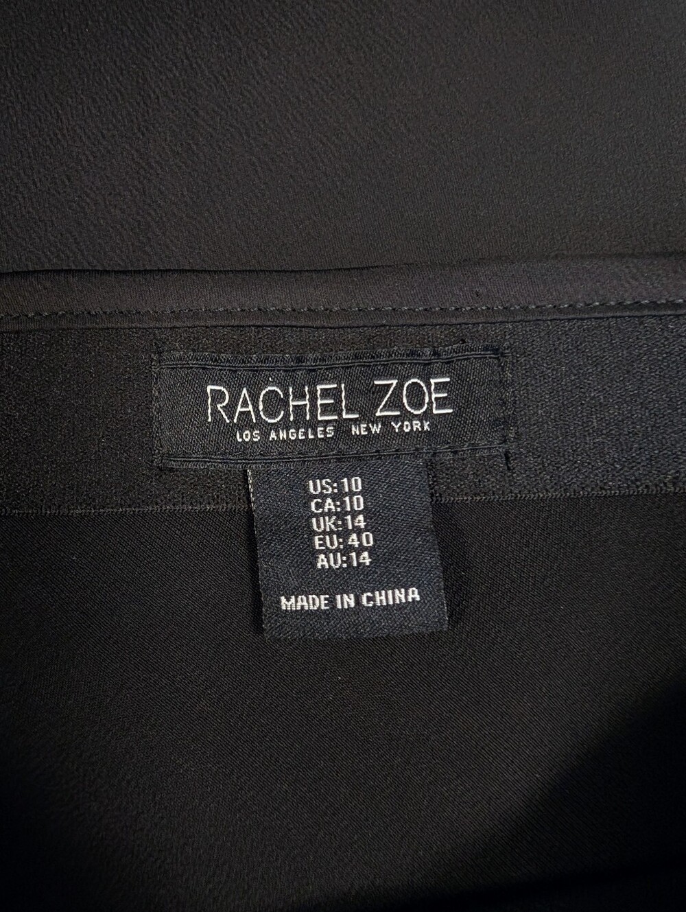 Rachel Zoe Black Satin Bias Cut Maxi Slip Skirt Size 10 - Picture 7 of 9
